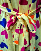 Yellow Hearts - Shawl Maxi - Full Length - Plus Size