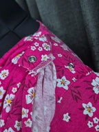 Geranium - Shawl Maxi with Saree Style Drape - Full Length