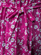 Geranium - Shawl Maxi with Saree Style Drape - Full Length - Plus Size
