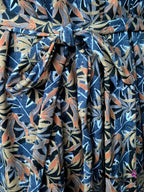 Dried Maple - Shawl Maxi with Saree Style Drape - Full Length - Plus Size