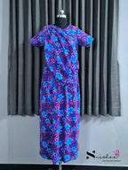 Begonia - Shawl Maxi with Saree Style Drape - Full Length - Plus Size