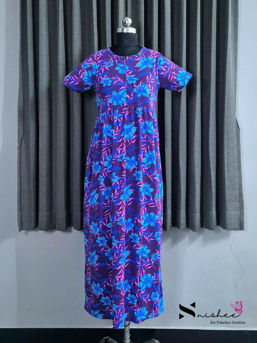 Begonia - Shawl Maxi with Saree Style Drape - Full Length - Plus Size