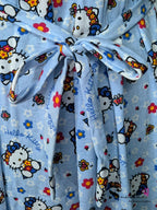 Blue Kitty - Shawl Maxi with Saree Style Drape - Full Length - Plus Size