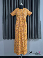 Lantanaa - Shawl Maxi with Saree Style Drape - Full Length - Plus Size