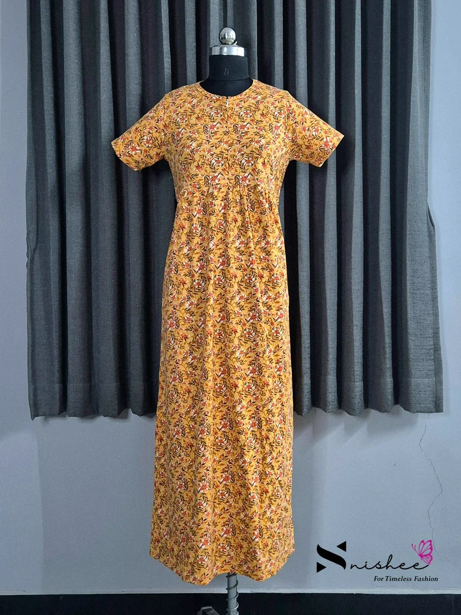 Lantanaa - Shawl Maxi with Saree Style Drape - Full Length - Plus Size