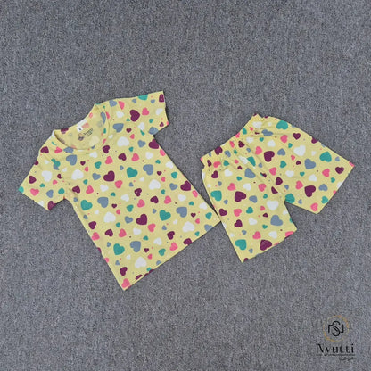 Heartbeat Unisex Kids Co-Ord Set