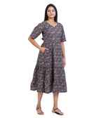 Aditi Cotton Feeding Kurti WITH ZIP