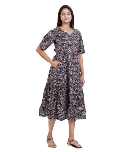 Aditi Cotton Feeding Kurti WITH ZIP