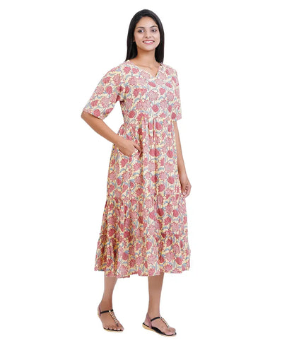 Damini Cotton Feeding Kurti WITH ZIP