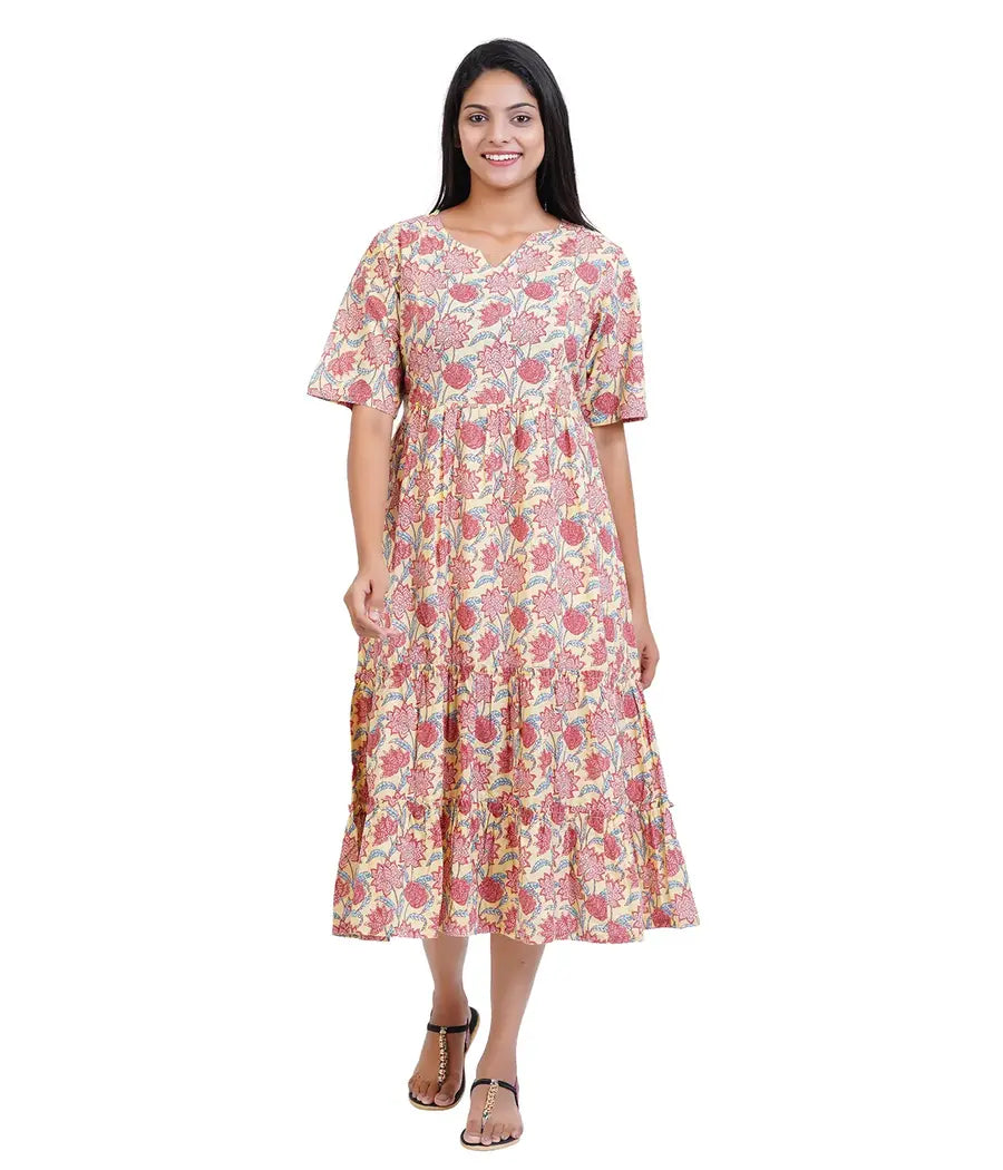 Damini Cotton Feeding Kurti WITH ZIP