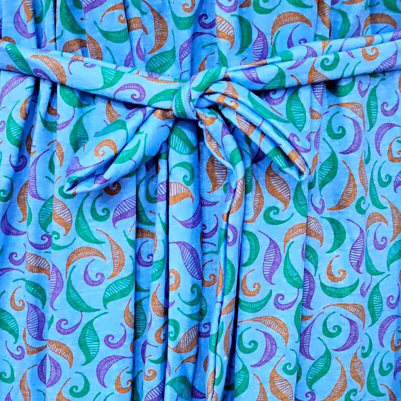 Blue Willow - Pull Up - Midi Length