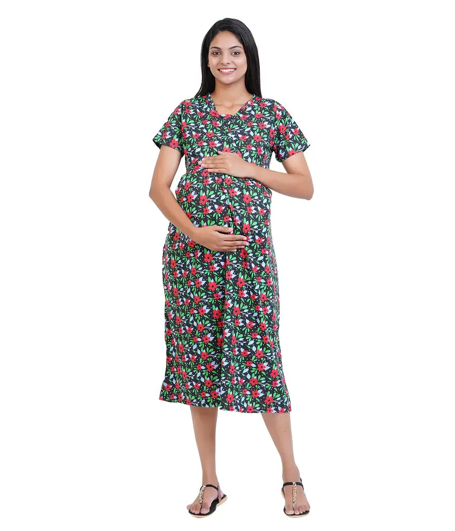 Poppy - Side Pull - Midi Length
