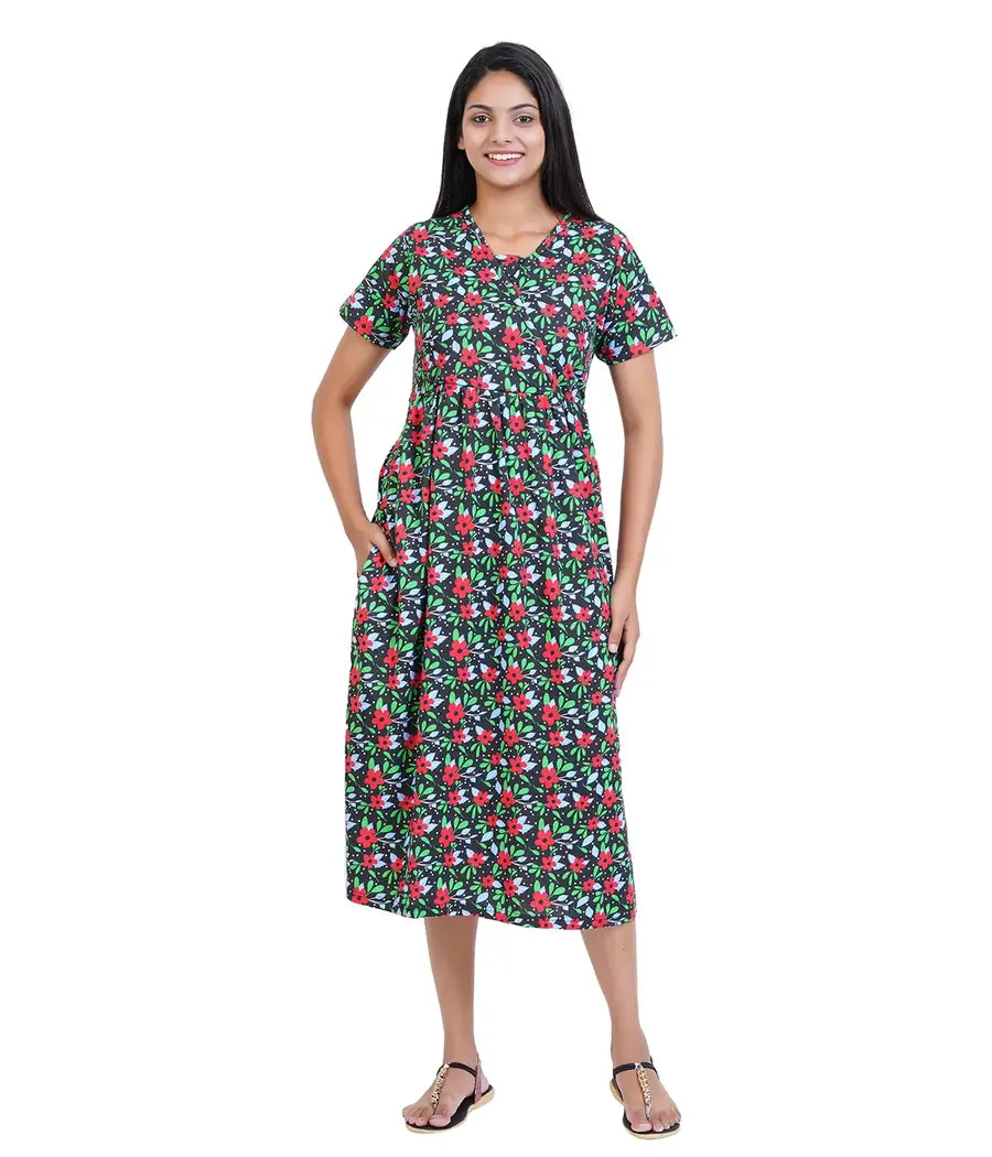 Poppy - Side Pull - Midi Length