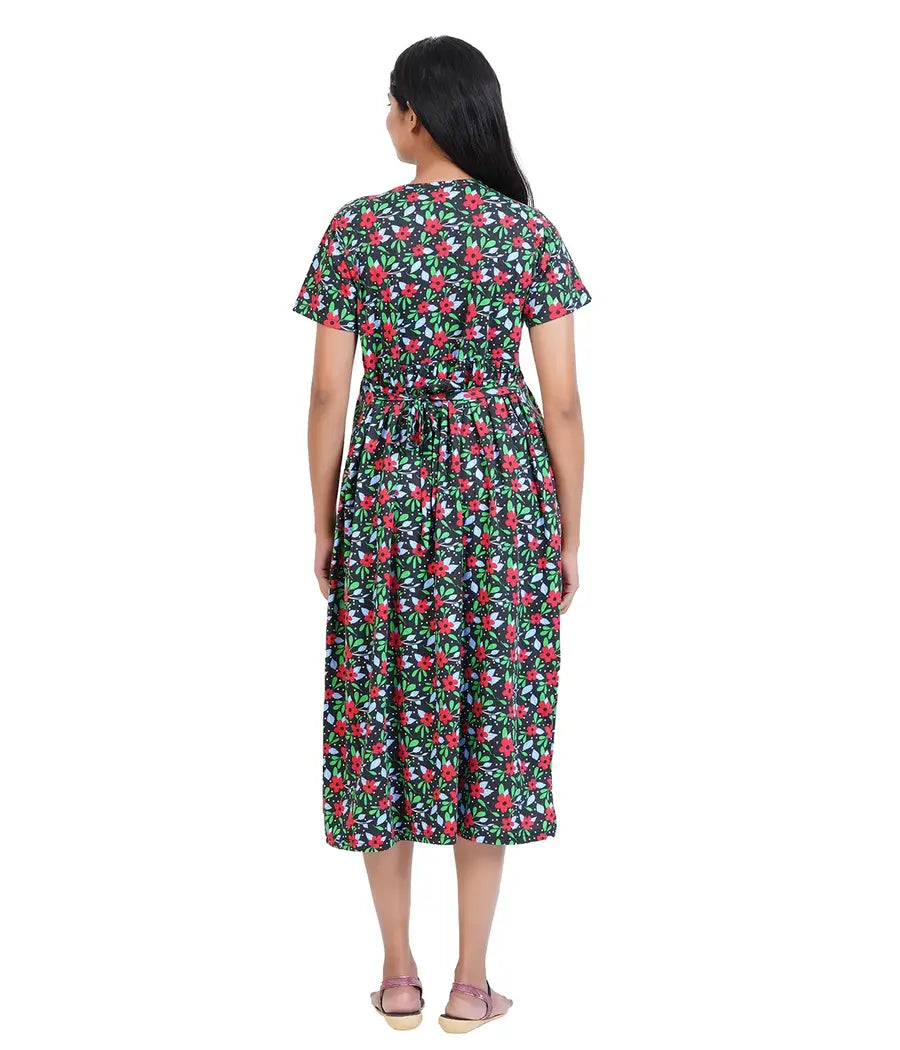 Poppy - Side Pull - Midi Length