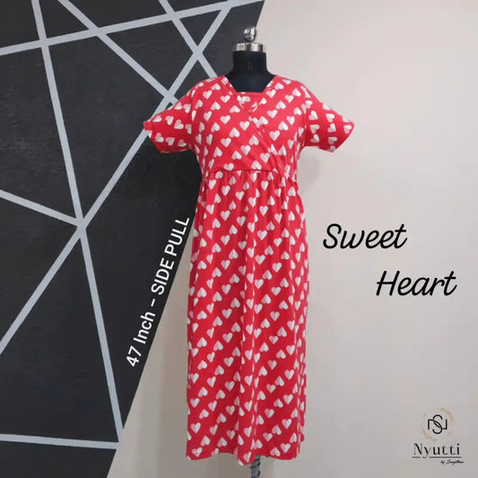 Sweet Heart - Side Pull - Midi Length