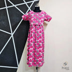 Hibiscus - Pull Up - Midi Length
