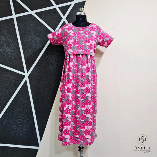 Hibiscus - Pull Up - Midi Length