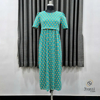 Peacock - Pull Up - Midi Length