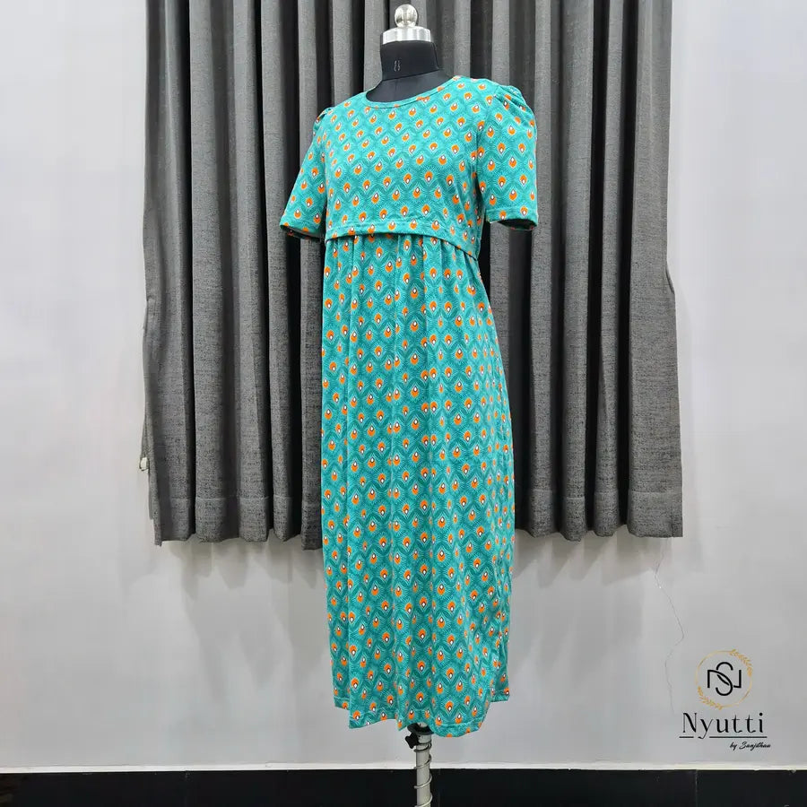 Peacock - Pull Up - Midi Length