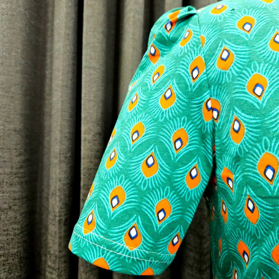 Peacock - Pull Up - Midi Length