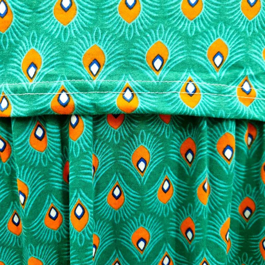 Peacock - Pull Up - Midi Length