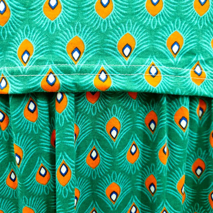 Peacock - Pull Up - Midi Length