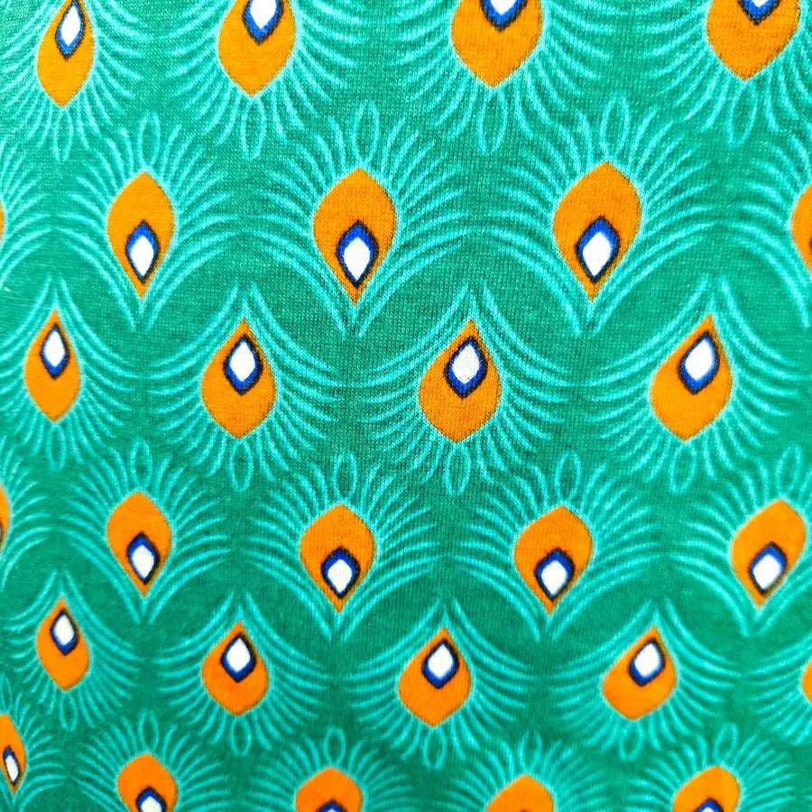 Peacock - Pull Up - Midi Length