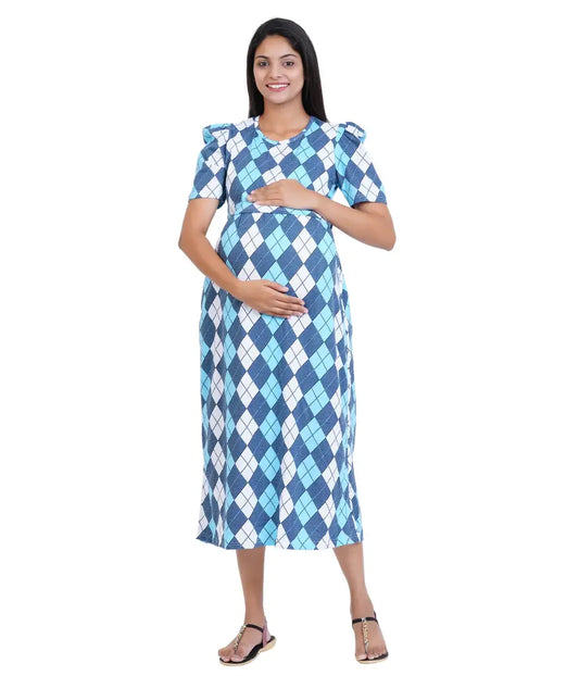 Blue Diamond - Pull Up - Midi Length