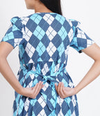Blue Diamond - Pull Up - Midi Length