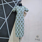 Dotted Spiral - Side Pull - Midi Length