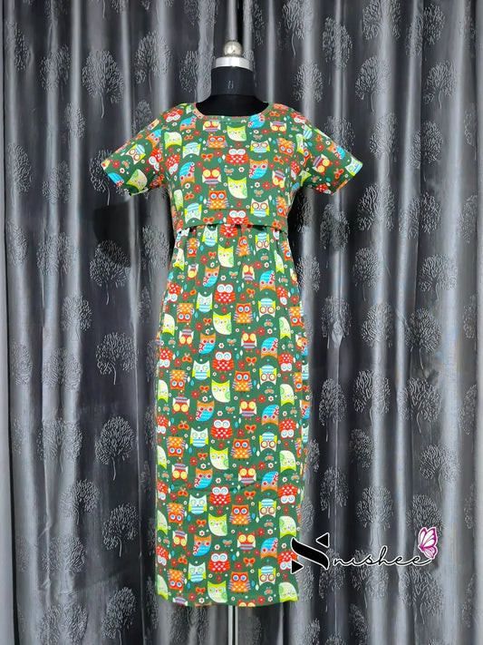 Owl - Pull Up - Midi Length