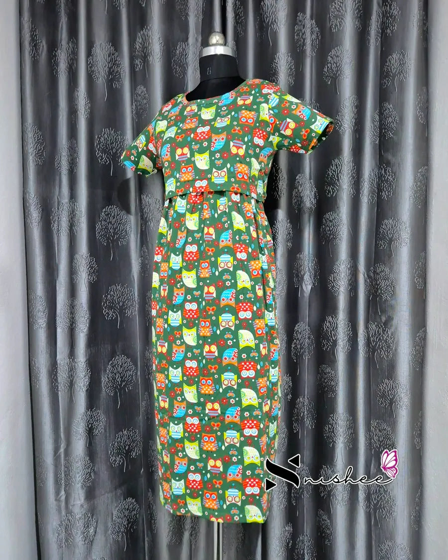 Owl - Pull Up - Midi Length