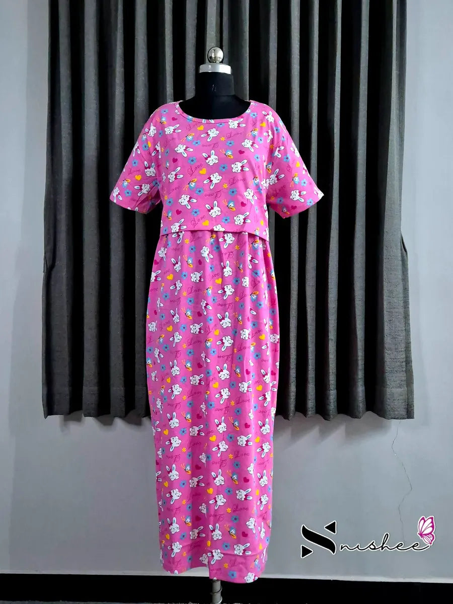 Pinky Bunny - Pull Up - Full Length - Plus Size