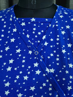 Blue Star - Side Pull - Midi Length