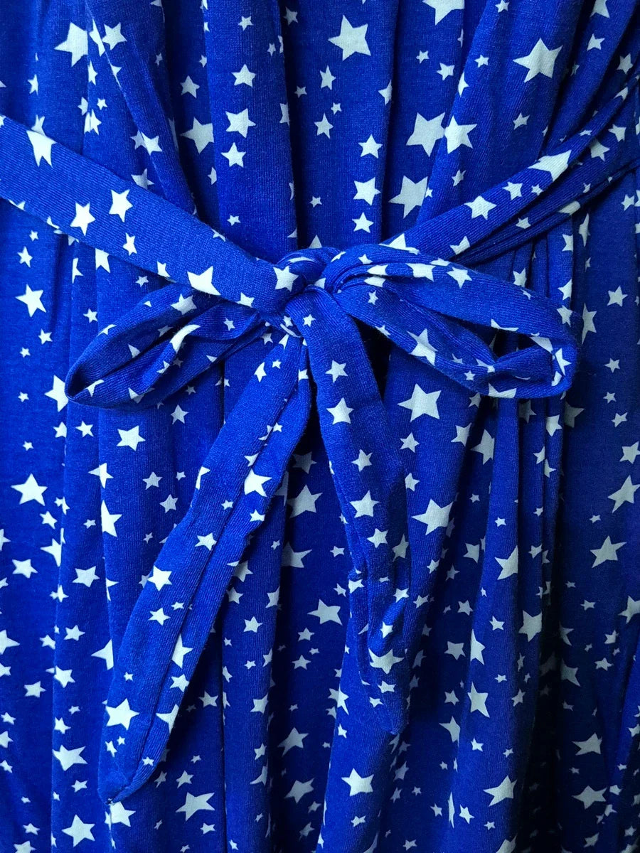 Blue Star - Side Pull - Midi Length