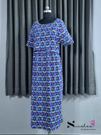 Blue Abstract - Pull Up - Full Length - Plus Size