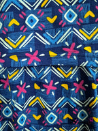 Blue Abstract - Pull Up - Full Length - Plus Size