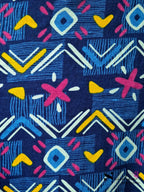 Blue Abstract - Pull Up - Full Length - Plus Size