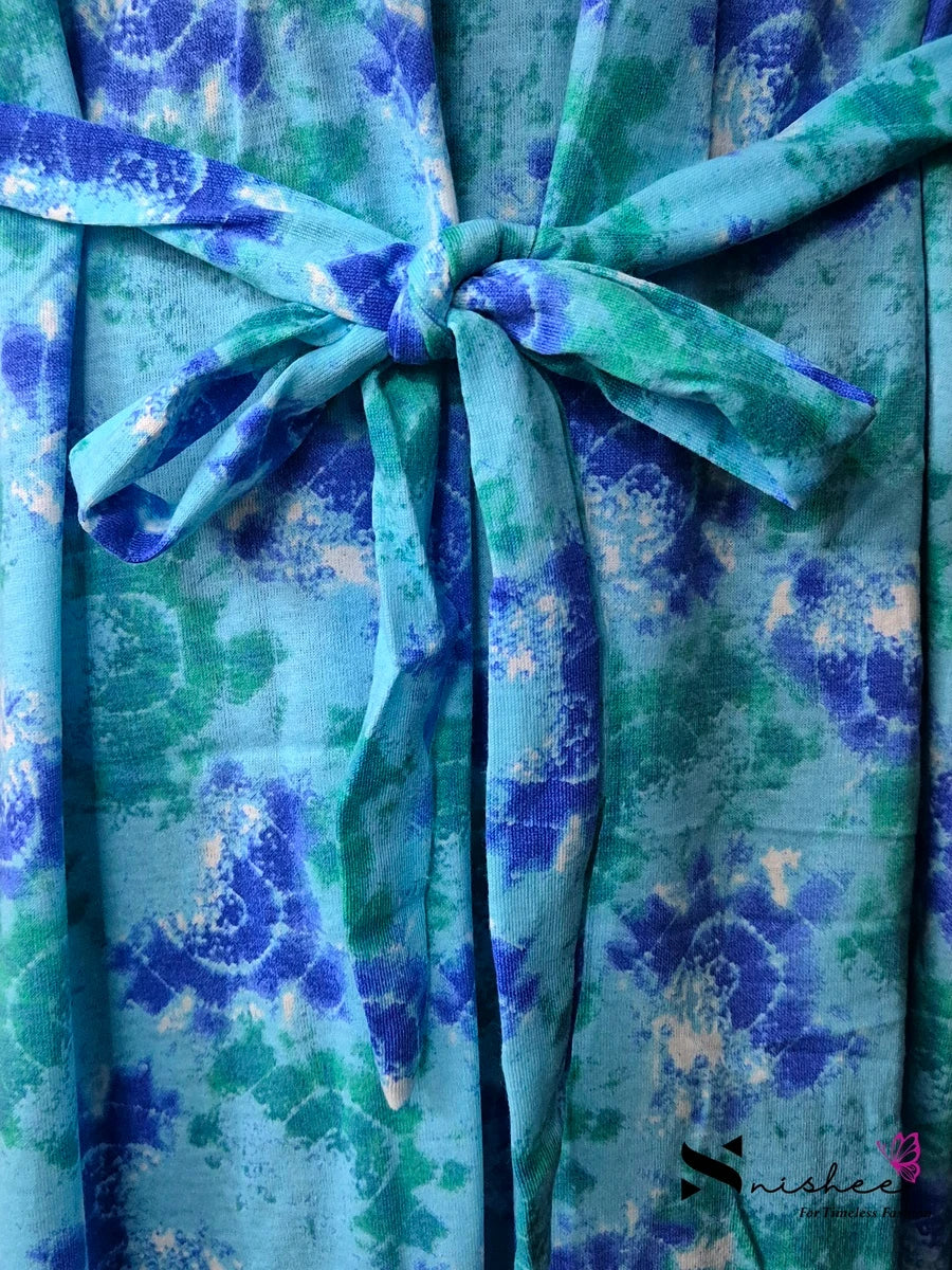 Ice Blue - Pull Up - Full Length - Plus Size