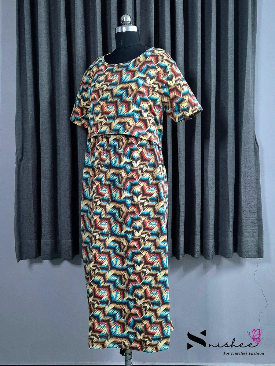 Zig Zag - Pull Up - Full Length - Plus Size