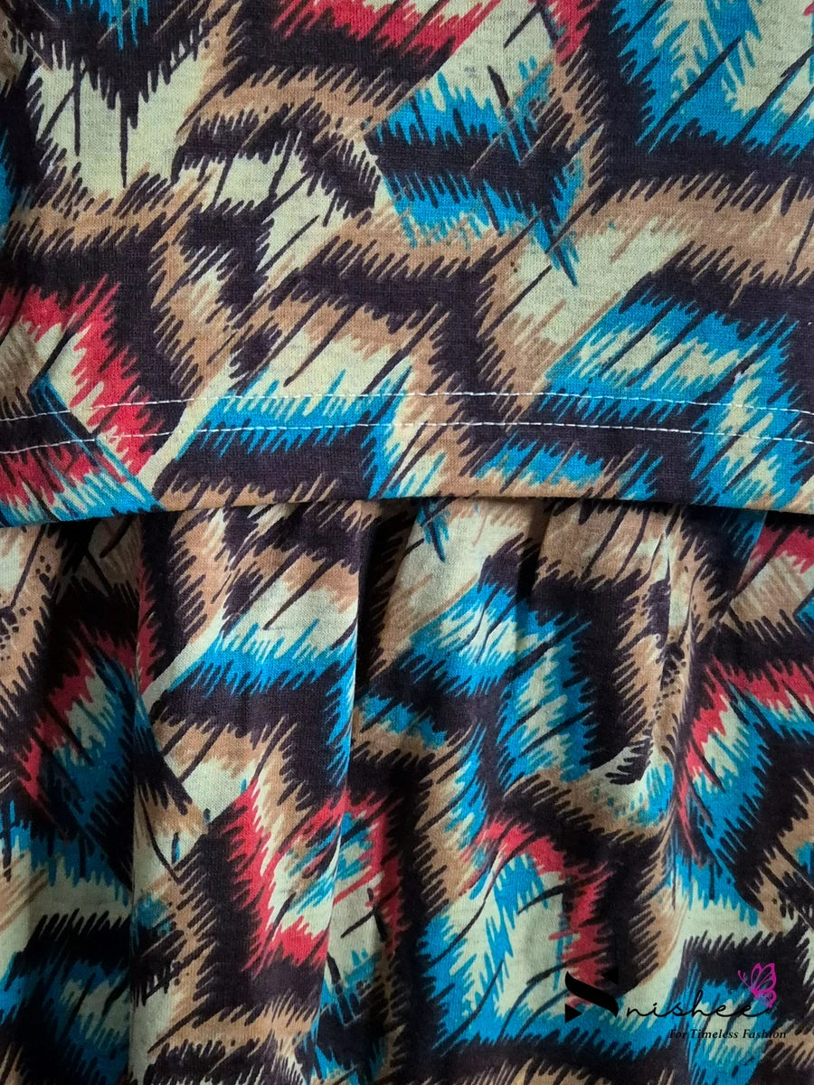 Zig Zag - Pull Up - Full Length - Plus Size