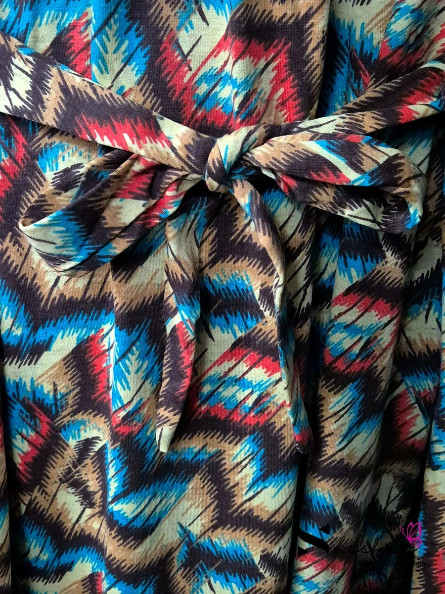 Zig Zag - Pull Up - Full Length - Plus Size