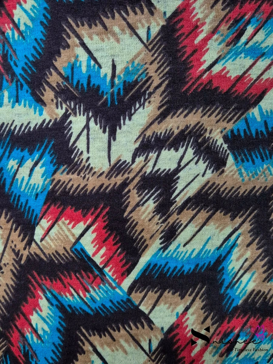 Zig Zag - Pull Up - Full Length - Plus Size