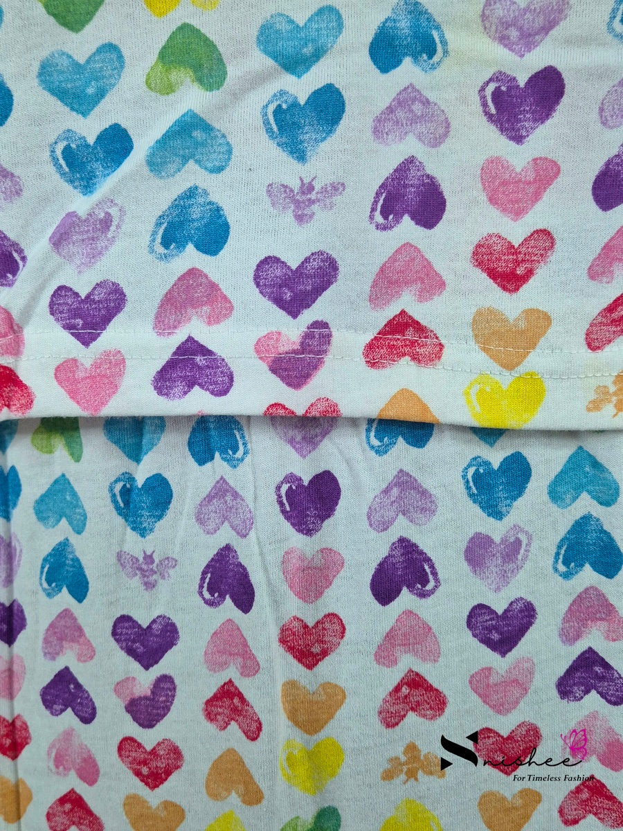 Rainbow Hearts - Pull Up - Full Length - Plus Size