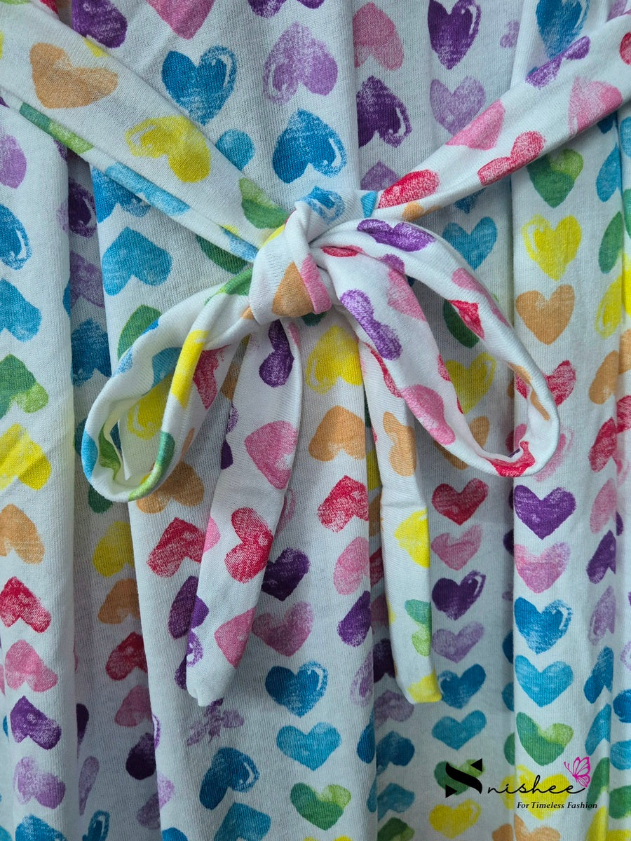 Rainbow Hearts - Pull Up - Full Length - Plus Size
