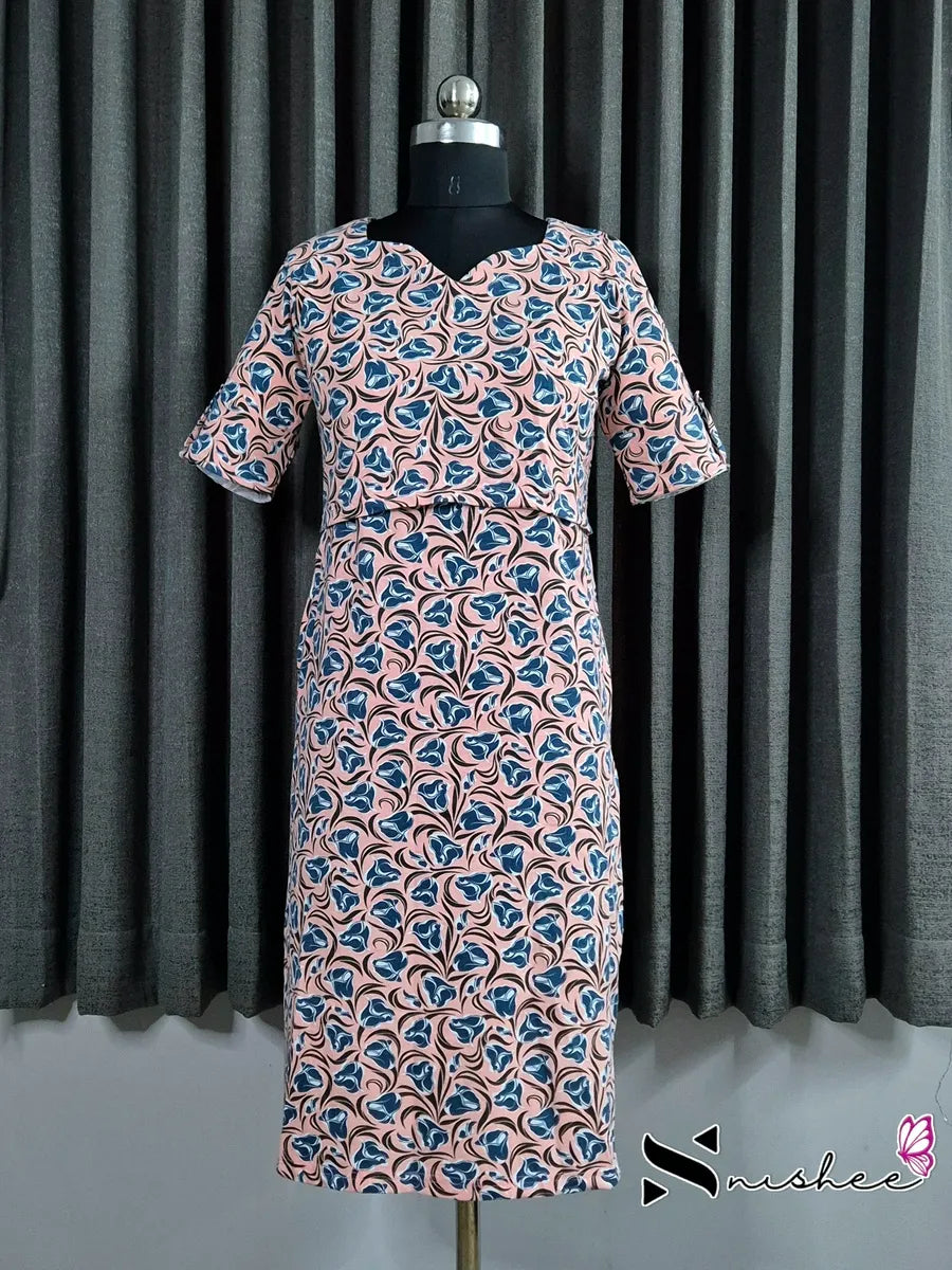 Peach Bud - Pull Up Feeding Kurti