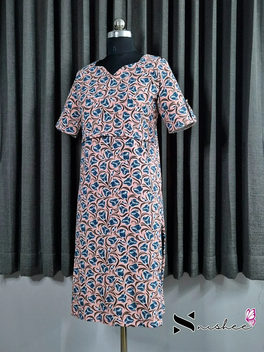Peach Bud - Pull Up Feeding Kurti