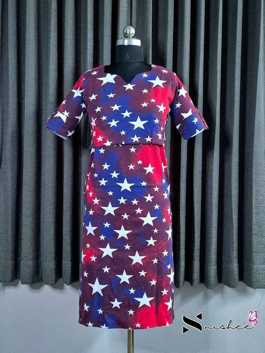 US Star - Pull Up Feeding Kurti