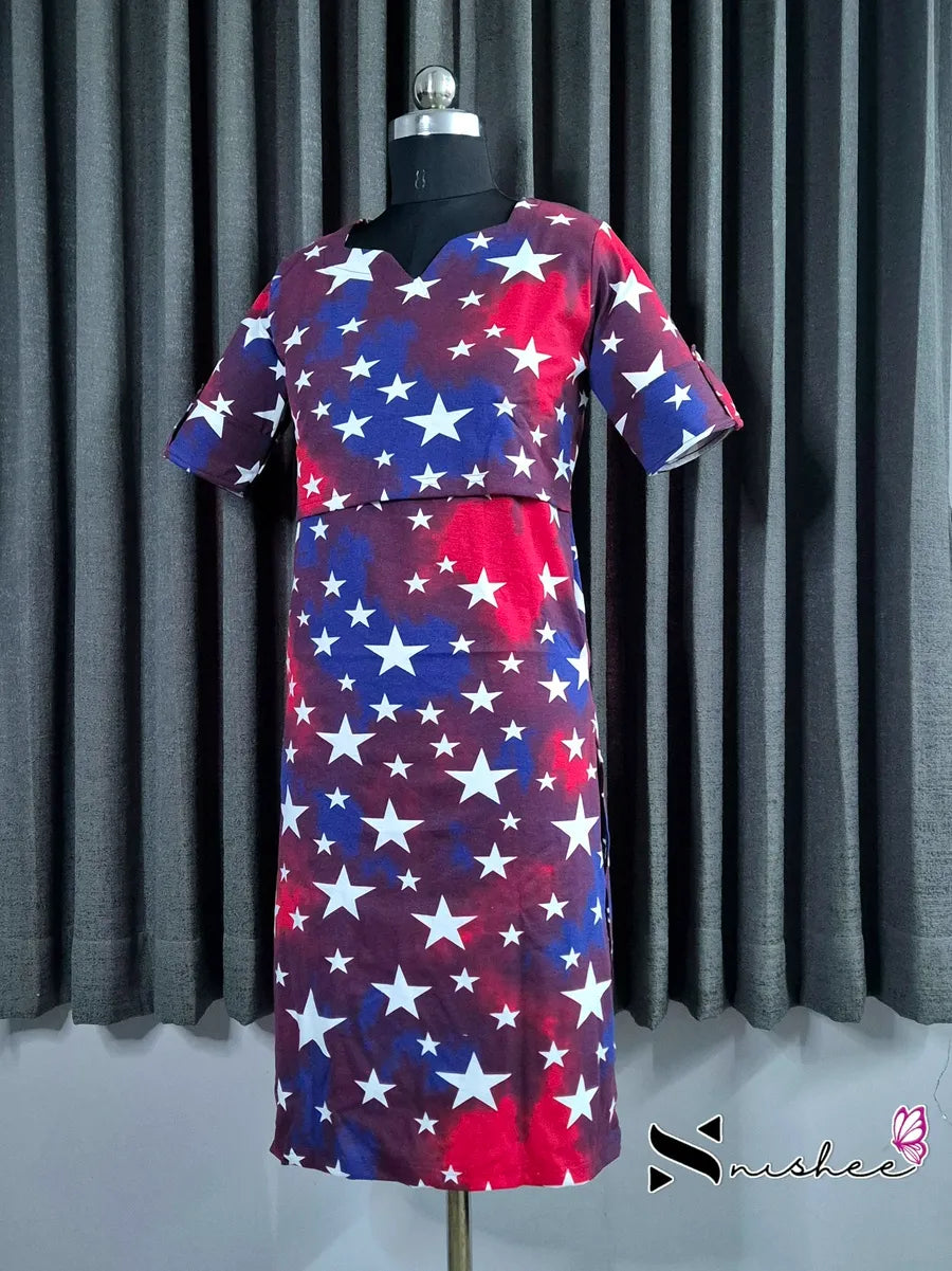 US Star - Pull Up Feeding Kurti