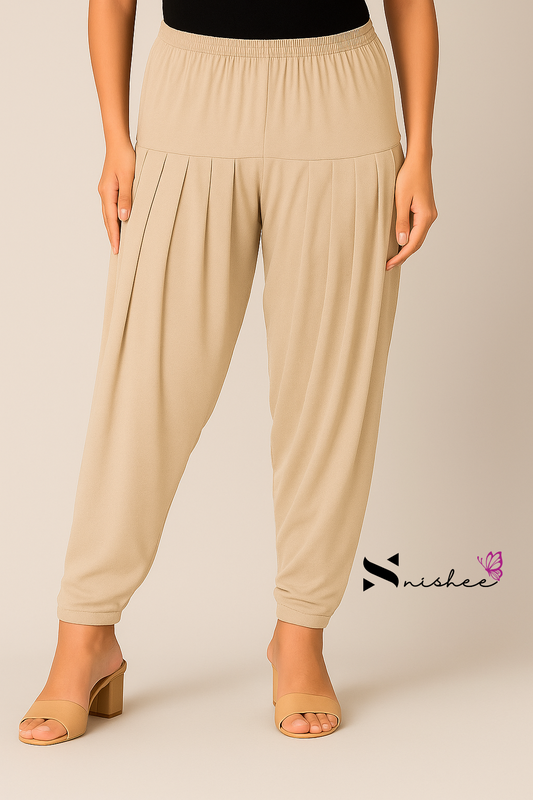 Cream Patiala Pant